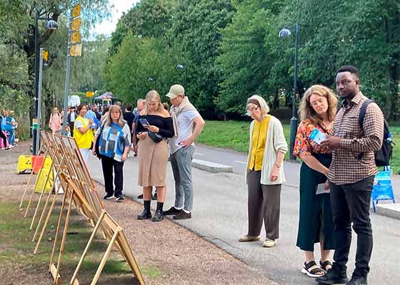 Image for article Finland: Stop Forced Organ Harvesting Poster Exhibition Held in Helsinki