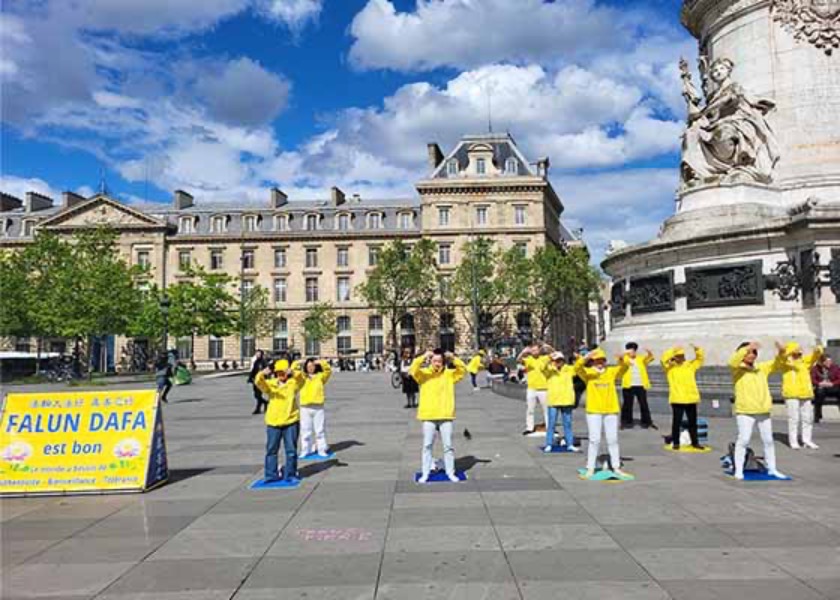 Image for article Paris, France: Event on the Place de la République Calls to End the Chinese Communist Regime’s Persecution