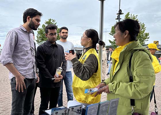 Image for article Finland: Residents of Lahti Call for an End to the Chinese Communist Regime’s Persecution of Falun Gong