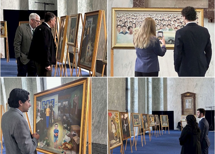 Image for article Legislators and Dignitaries View the Art of Zhen-Shan-Ren Exhibition in Washington, D.C.