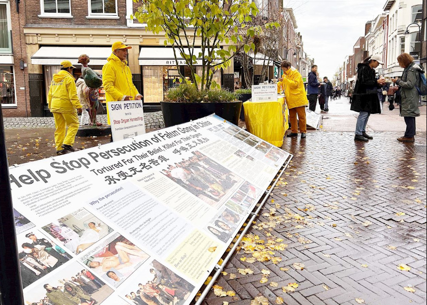 Image for article People Learn About Falun Dafa at Event in the Netherlands