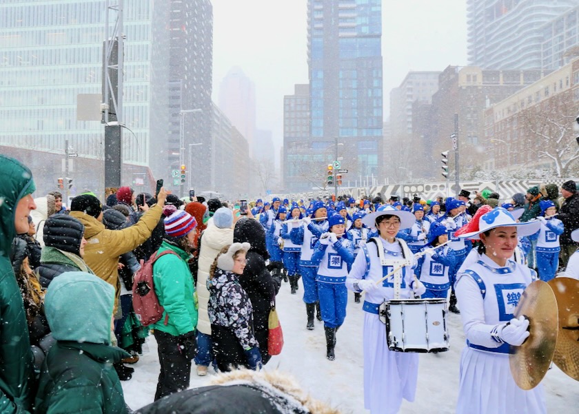 Image for article Montreal, Canada: The Tian Guo Marching Band Inspires in St. Patrick’s Day Parade
