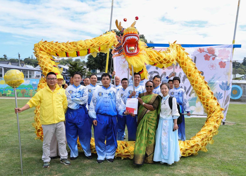 Image for article Falun Dafa at the Asian Pacific Festival in Whanganui, NZ