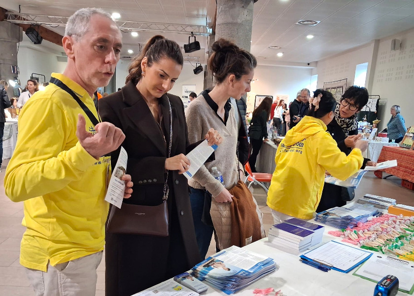 Image for article Falun Dafa’s Principles Resonate at Wellness Fair in Southern France