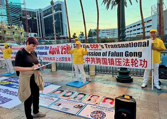 Image for article Las Vegas, Nevada: Falun Gong Practitioners Commemorate Peaceful Appeal in China 27 Years Ago