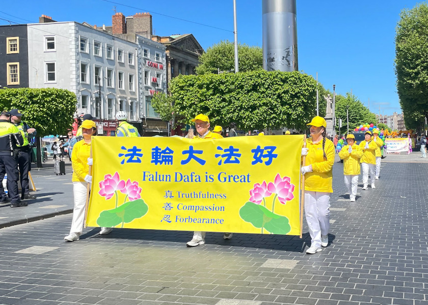 Image for article Rally and Parade in Ireland Celebrate World Falun Dafa Day