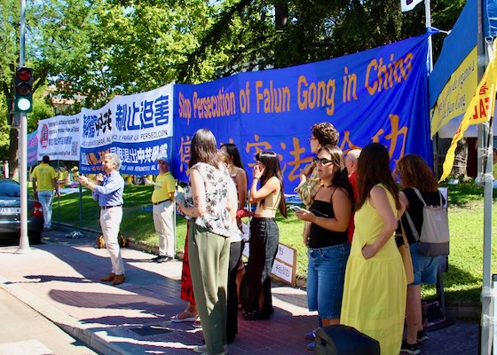 Image for article Falun Gong Practitioners in Spain Call to End the 27-Year Persecution