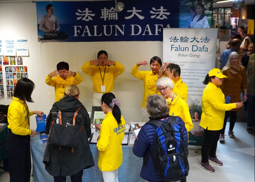 Image for article Introducing Falun Dafa at the Spirit & Knowledge Fair in Helsinki